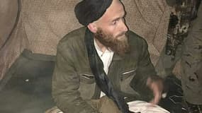 Photo fournie le 28 février par les forces armées afghanes d'une ressortissant allemand arrêté parmi les talibans dans la province du Helmand