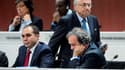 Sepp Blatter et Michel Platini 