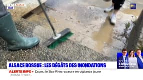 Inondations: les habitants d'Alsace Bossue constatent les dégâts