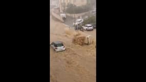À Ajaccio, des pluies diluviennes transforment des rues en torrents