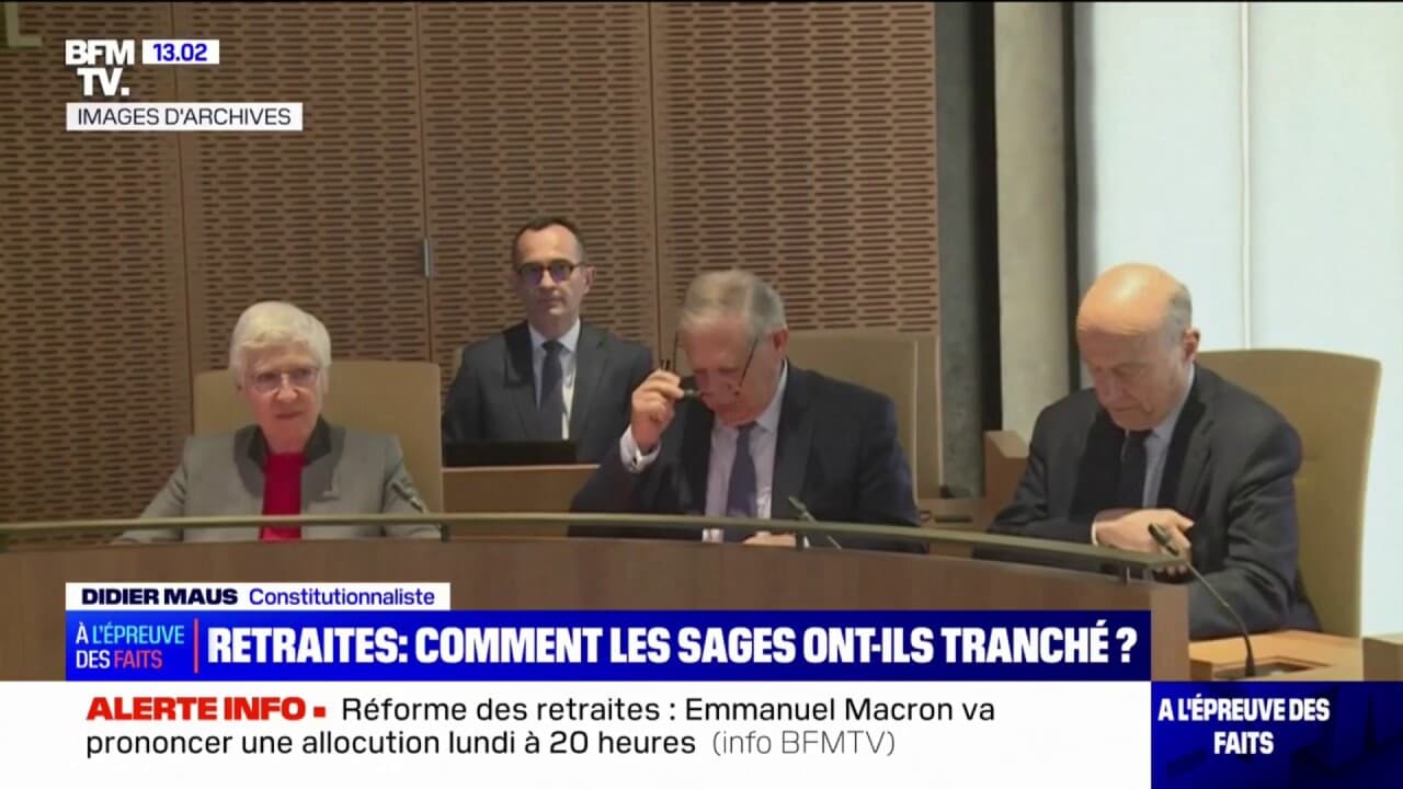 LA VÉRIF' - Comment Les Sages Du Conseil Constitutionnel Ont-ils ...