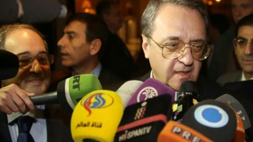 Le vice-ministre russe des Affaires étrangères, Mikhaïl Bogdanov, le 10 décembre 2014 à Damas