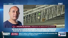 Philippe de Botton, président de Médecins du monde: "Les migrants veulent simplement atteindre leur objectif, ce n'est pas une question de Brexit."