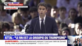 "Tu voles, tu payes": Gabriel Attal répond à Marine Le Pen après sa condamnation