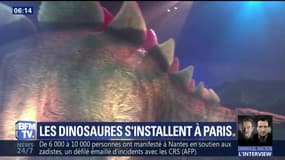 Les dinosaures s'installent à Paris