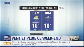 Un week-end pluvieux et venteux en Ile-de-France malgré des températures plus clémentes 