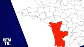 Les six départements où des "signaux d'alerte" ont été relevés, le 2 juin 2021.