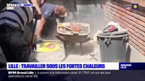 Lille: travailler sous les fortes chaleurs