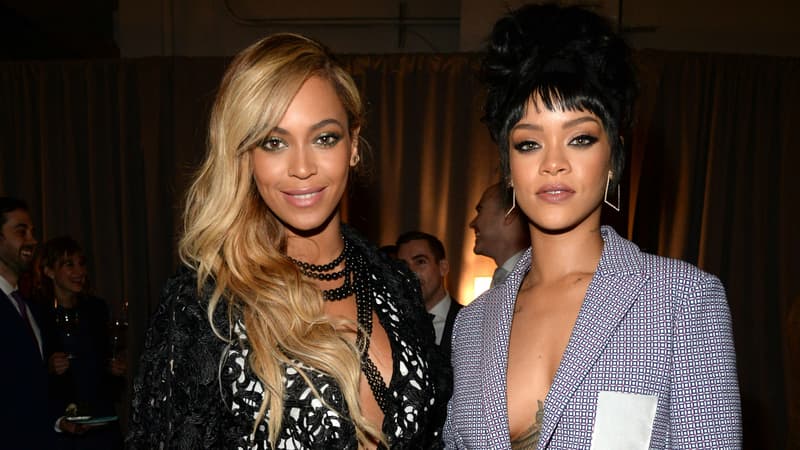 Beyoncé et Rihanna à New York en mars 2015.