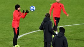 Neymar à l'entraînement