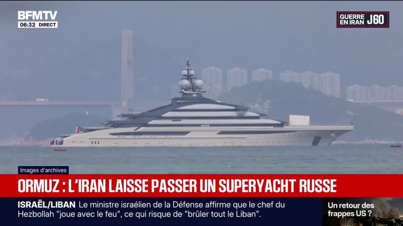 Guerre au Moyen-Orient: le superyacht d'un oligarque russe a franchi le détroit d'Ormuz