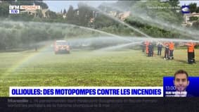 Var: des motopompes pour lutter contre les incendies testées à Ollioules