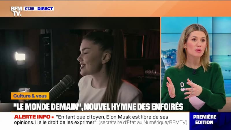 "Le monde demain": le nouvel hymne des Enfoirés