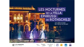 BFM NICE COTE D’AZUR, PARTENAIRE DES NOCTURNES DE LA VILLA EPHRUSSI DE ROTHSCHILD