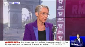 Elisabeth Borne: "Sur le premier trimestre 2021, on a une légère baisse du nombre de demandeurs d'emploi"