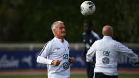 Didier Deschamps motivé à l'entraînement des Bleus