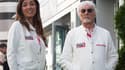 Fabiana et Bernie Ecclestone lors du Grand Prix de Russie 2019