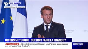 Offensive turque en Syrie: pour Emmanuel Macron, "cette attaque est de nature à aider Daesh à renaître de ses cendres"