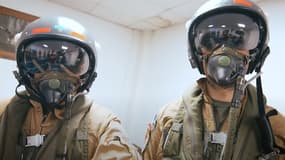 McFly et Carlito le 14 juillet 2021, avant d'embarquer avec la Patrouille de France