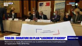 Toulon: signature du plan "logement d'abord" pour aider les plus démunis