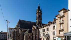 Le centre-ville d'Aurillac (Cantal), le 7 juillet 2022. 