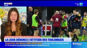 Rugby: la Ligue dénonce l'attitude des Toulonnais lors de leur défaite face à Clermont 