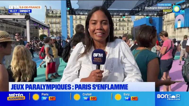 Paris s'enflamme à quelques heures du début des Jeux paralympiques (1/1)