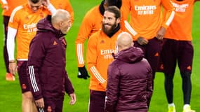 Zinedine Zidane et Sergio Ramos