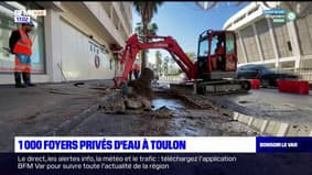 Var: 1000 foyers brièvement privés d'eau à Toulon