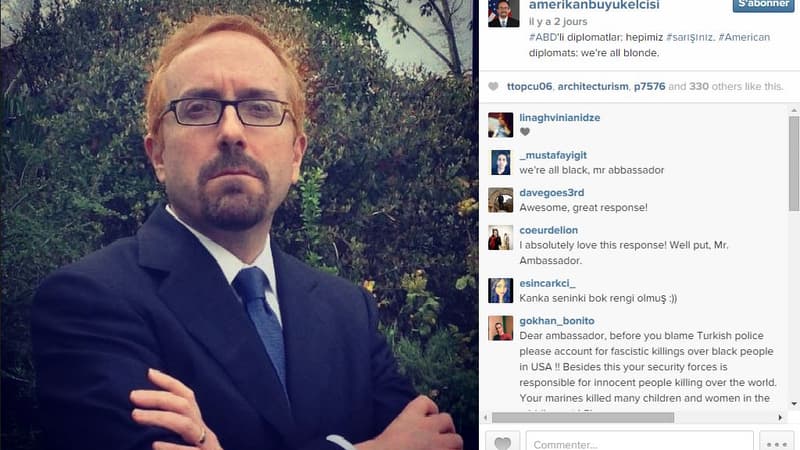 L'ambassadeur américain John Bass a répondu aux propos sexistes du maire d'Ankara par les réseaux sociaux.
