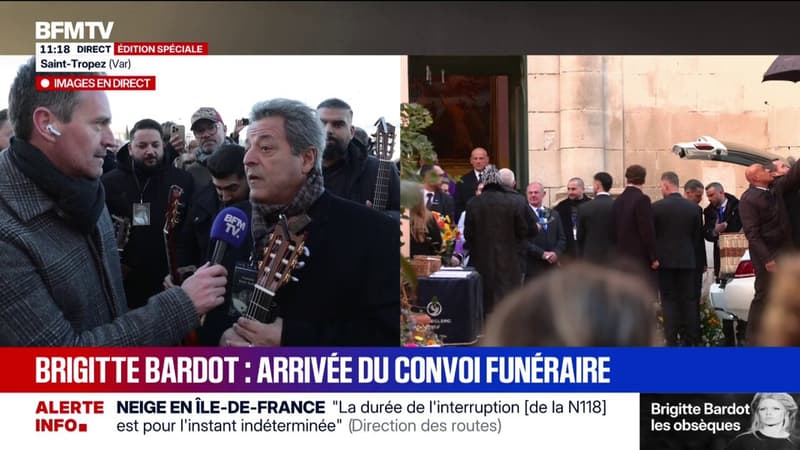 Obsèques de Brigitte Bardot: "Elle a été notre porte-bonheur et notre fée", affirme Chico des Gipsy Kings