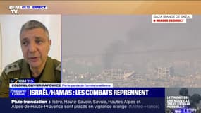 "Le Hamas n'a pas respecté la trêve qui avait été négociée", estime le porte-parole de l'armée israélienne