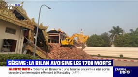 Séisme en Birmanie: le bilan avoisine les 1.700 morts