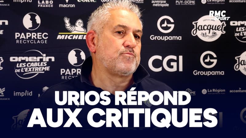 Clermont 34-19 UBB : "Ce soir je n'aurai pas de messages provocateurs", Urios répond aux critiques