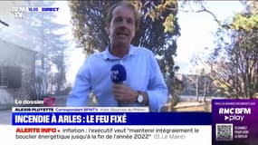 Incendie à Arles: le feu est désormais fixé, le dispositif est maintenu pour la nuit 