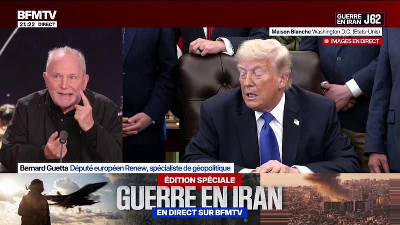 Donald Trump: “L’économie mondiale risque de s’écrouler à cause de l’incompétence de ce clown”, déplore Bernard Guetta, député européen Renew