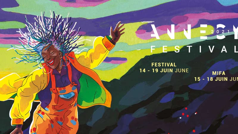L'affiche du festival d'Annecy 2021