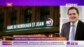 Canicule : "10 trains supprimés sur 15.000" : Philippe Tabarot défend la décision de la SNCF