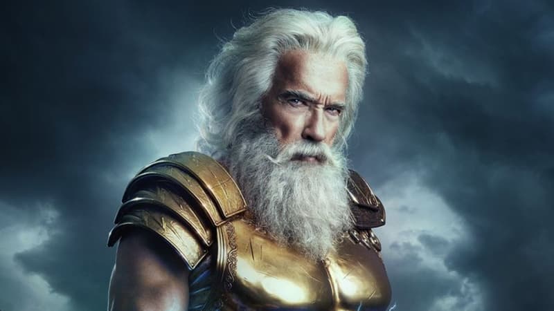 Arnold Schwarzenegger en Zeus