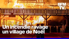  À Barcarès (Pyrénées-Orientales), un incendie a ravagé un village de Noël ce 11 novembre 