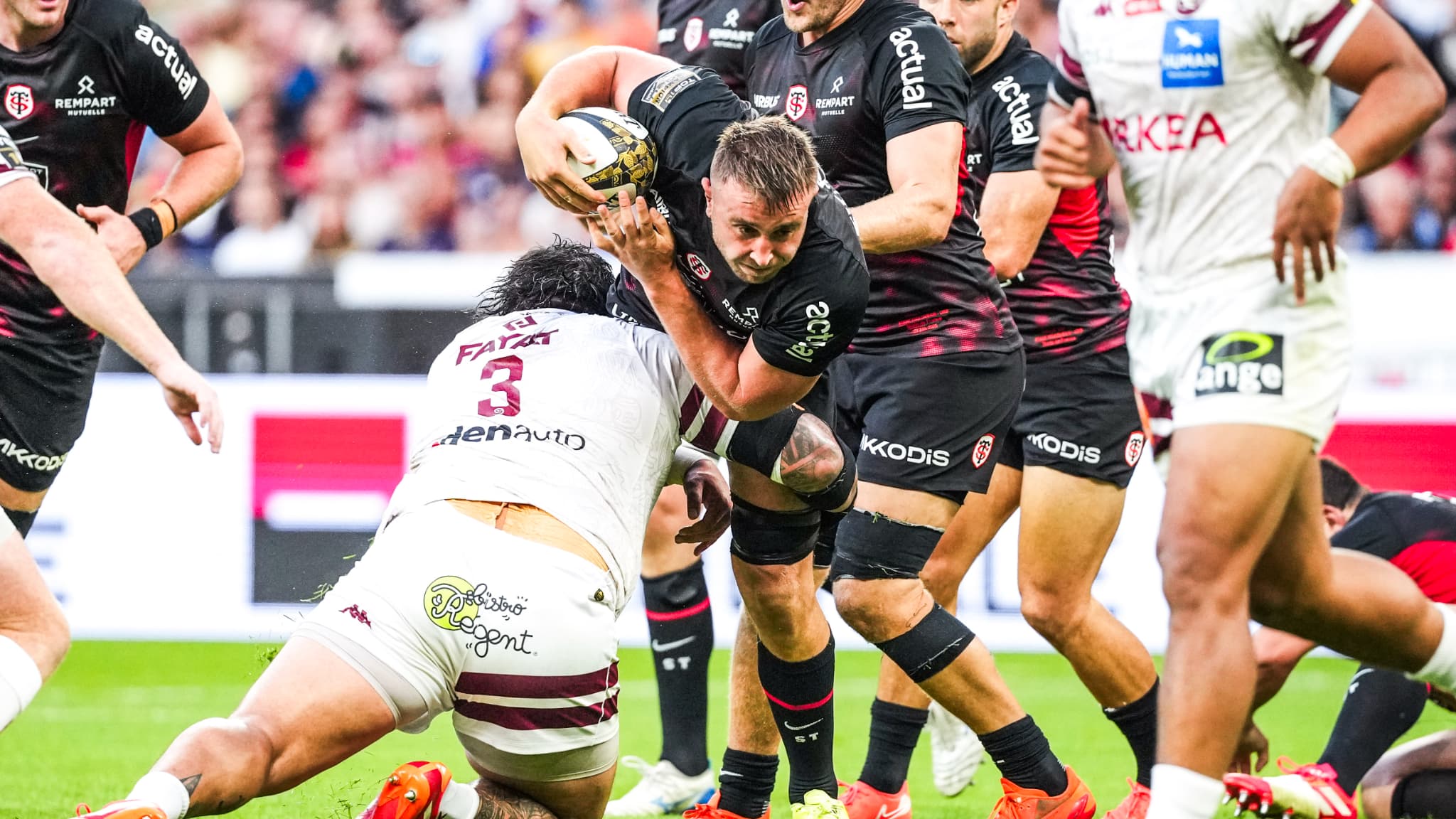 Anthony Jelonch lors de la finale de Top 14, le 28 juin 2025. 