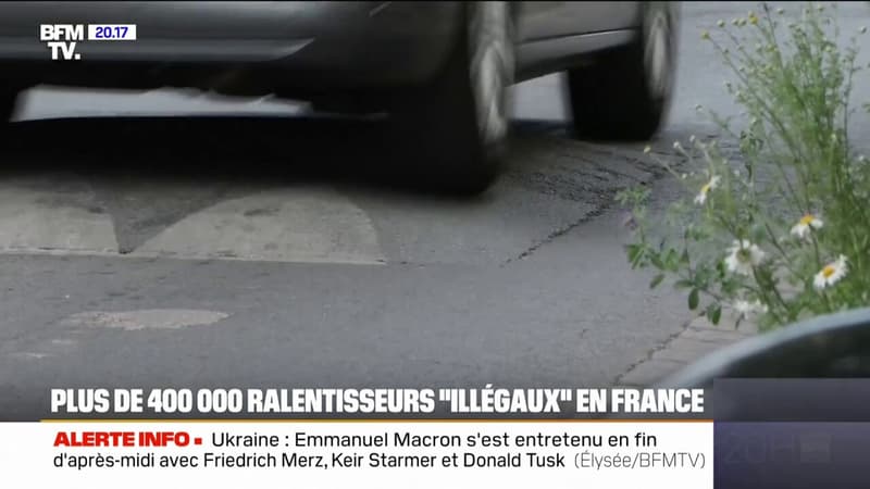 En France, plus de 400.000 ralentisseurs seraient 