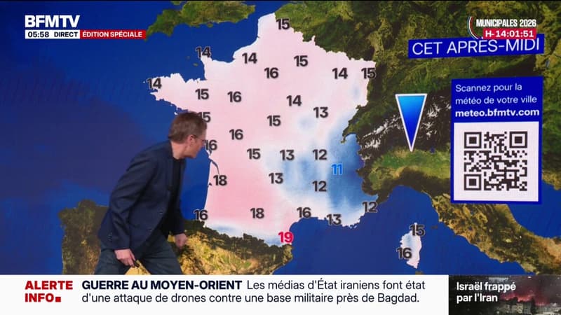 De la pluie dans le sud-est, mais du soleil sur le reste du pays ce dimanche 22 mars