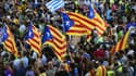 Rassemblement en faveur de l'indépendance de la Catalogne, le 29 septembre 2017 à Barcelone