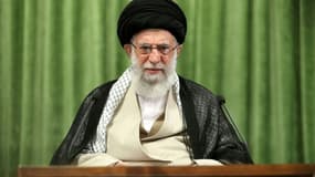 Ali Khamenei s'exprimant à Téhéran en mai 2021. (PHOTO D'ILLUSTRATION)