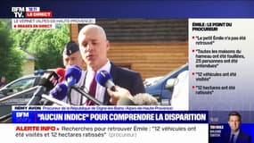 Disparition d'Émile: "Les auditions vont se poursuivre", affirme le procureur de Digne-les-Bains