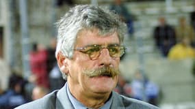 L'entraîneur de football Didier Notheaux, à Valence le 20 janvier 2001