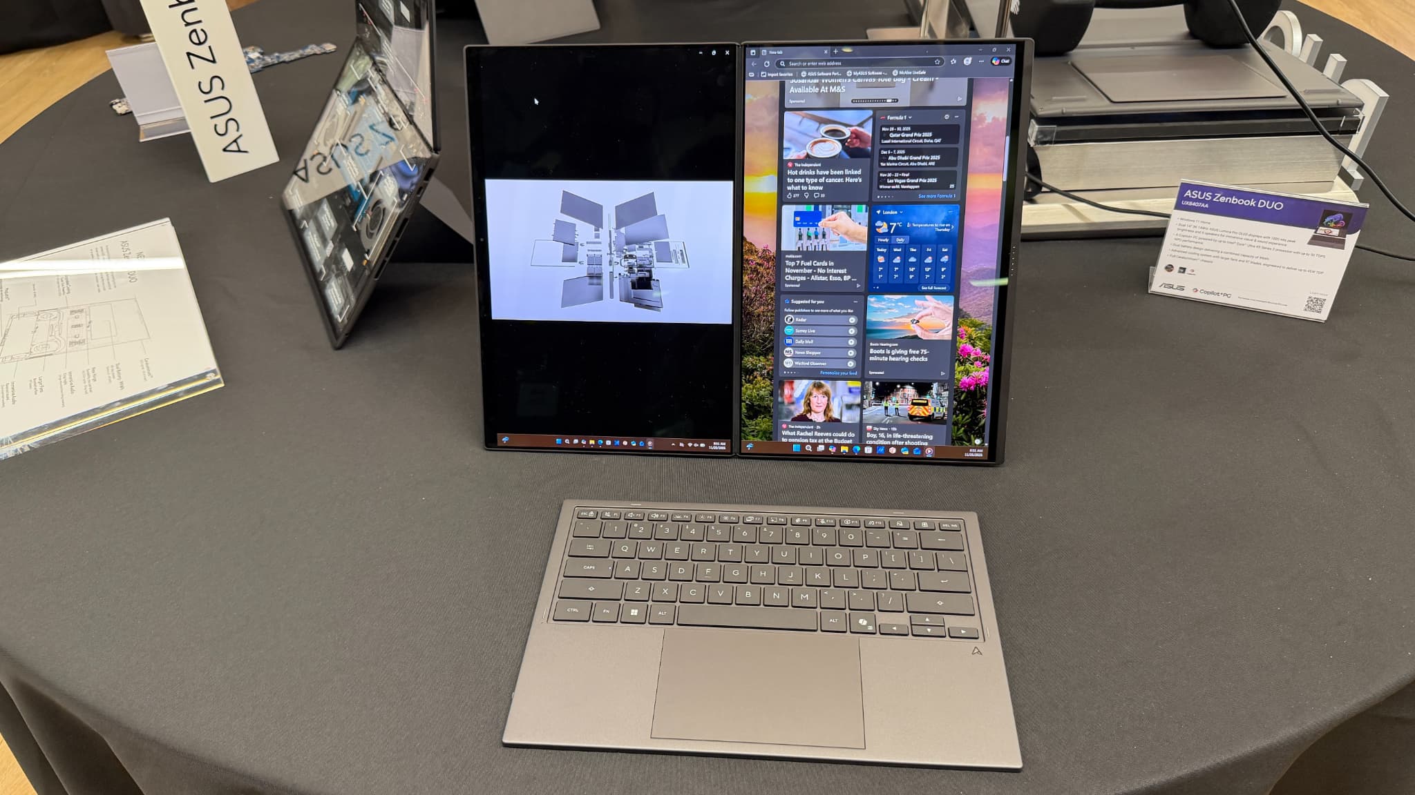 Asus a revu son PC concept Zenbook Duo, avec ses deux écrans, pour améliorer son design comme sa polyvalence