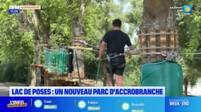 Eure: un nouveau parc d'accrobranche au lac de Poses