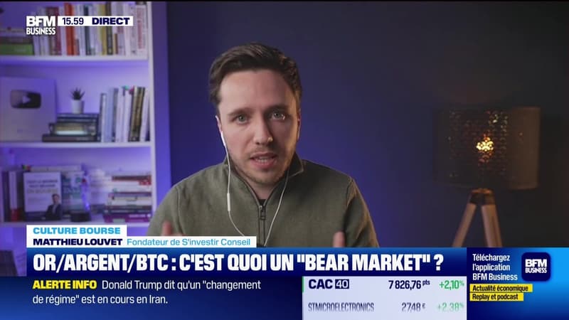 Culture Bourse : "Or, argent, Bitcoin... C'est quoi un Bear Market ?", par Julie Cohen-Heurton - 23/04
